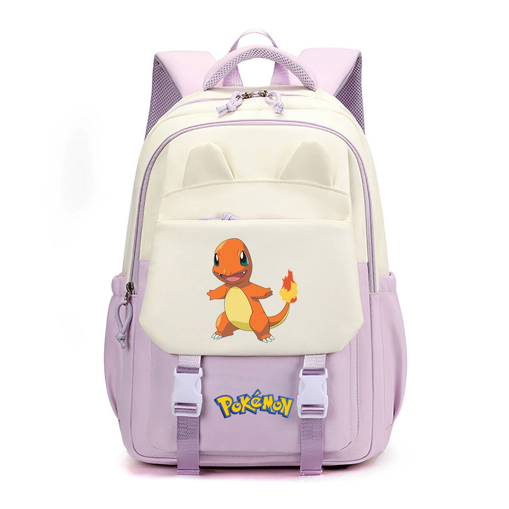 Pokemon Charmander Waterproof Backpacks Kids School Bags Teenagers Backpack