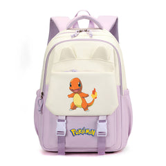 Pokemon Charmander Waterproof Backpacks Kids School Bags Teenagers Backpack