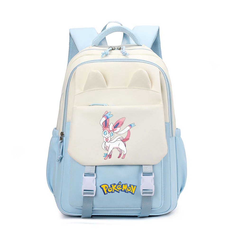 Pokemon Fennekin Waterproof Backpacks Kids School Bags Teenagers Backpack