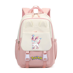 Pokemon Fennekin Waterproof Backpacks Kids School Bags Teenagers Backpack