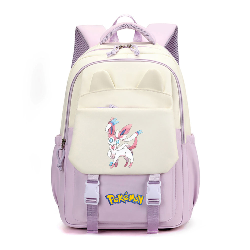 Pokemon Fennekin Waterproof Backpacks Kids School Bags Teenagers Backpack