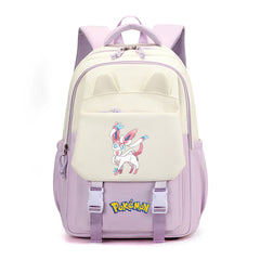 Pokemon Fennekin Waterproof Backpacks Kids School Bags Teenagers Backpack