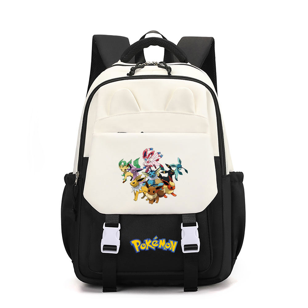 Pokemon Fennekin Waterproof Backpacks Kids School Bags Teenagers Backpack