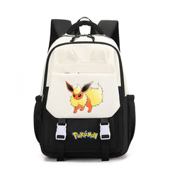 Pokemon Flareon Waterproof Backpacks Kids School Bags Teenagers Backpack