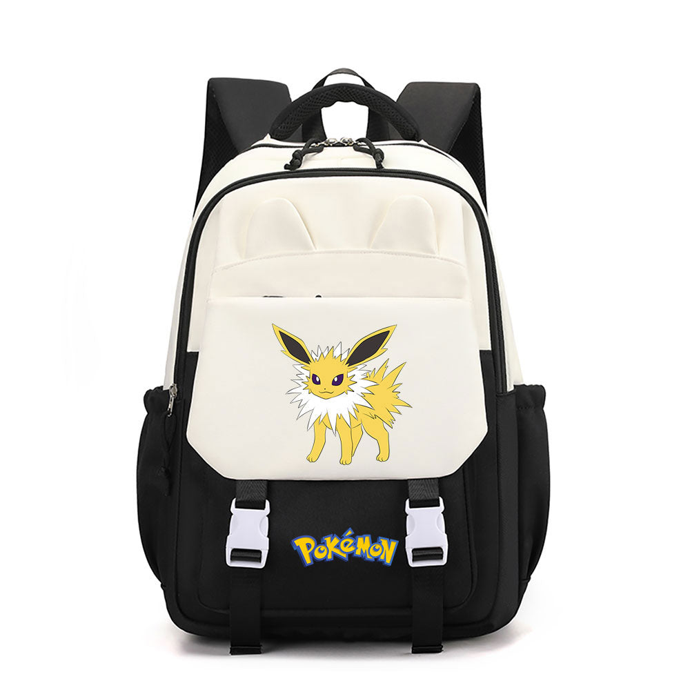 Pokemon Flareon Waterproof Backpacks Kids School Bags Teenagers Backpack
