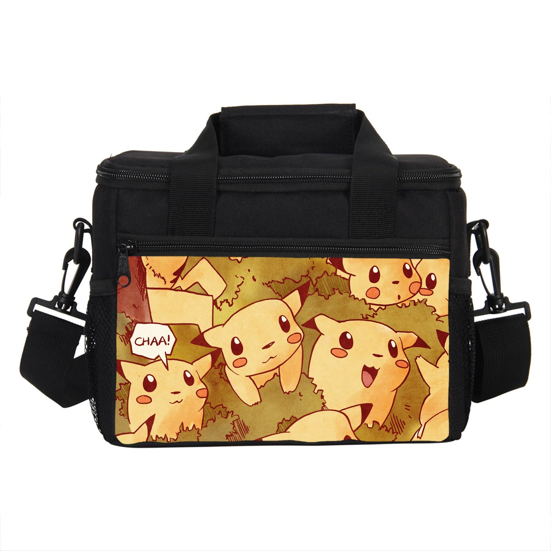 Pokemon Pikachu Portable Lunch Box School Tote Storage Picnic Bag