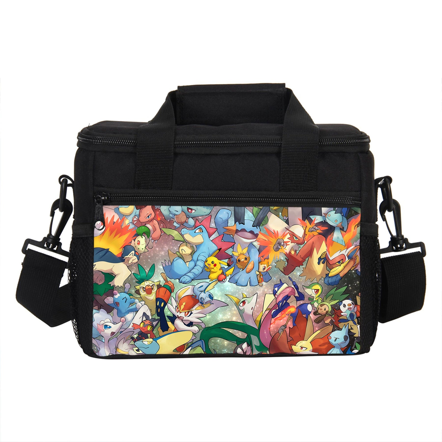 Pokemon Pikachu Portable Lunch Box School Tote Storage Picnic Bag