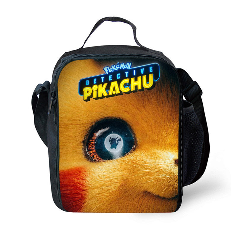 Pokemon Monster Ball Lunch Box Bag Lunch Tote