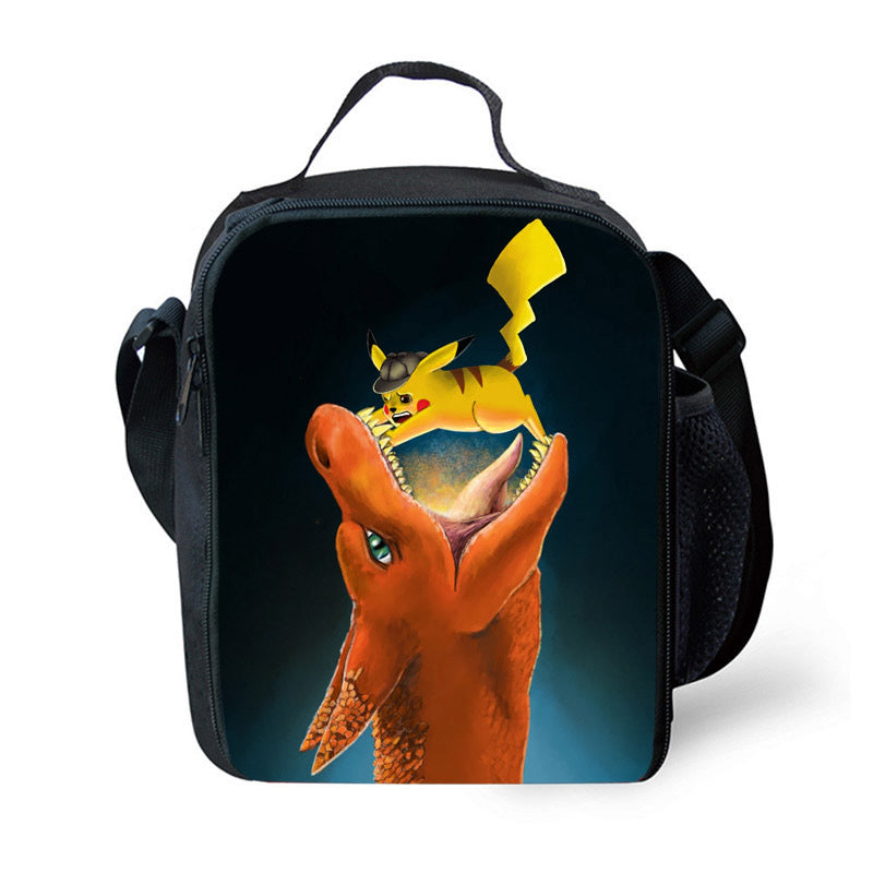 Pokemon Monster Ball Lunch Box Bag Lunch Tote