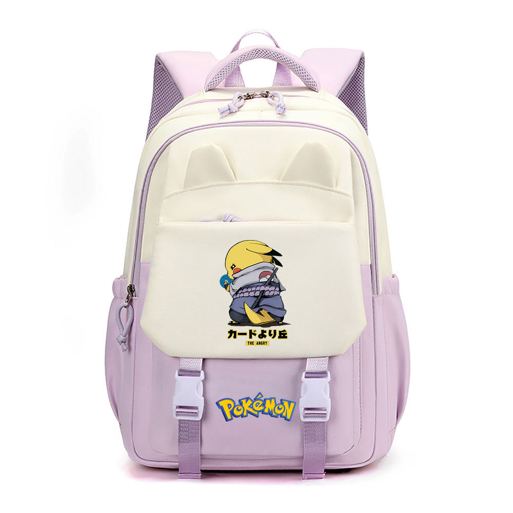 Pokemon Pikachu Waterproof Backpacks Kids School Bags Teenagers Backpack