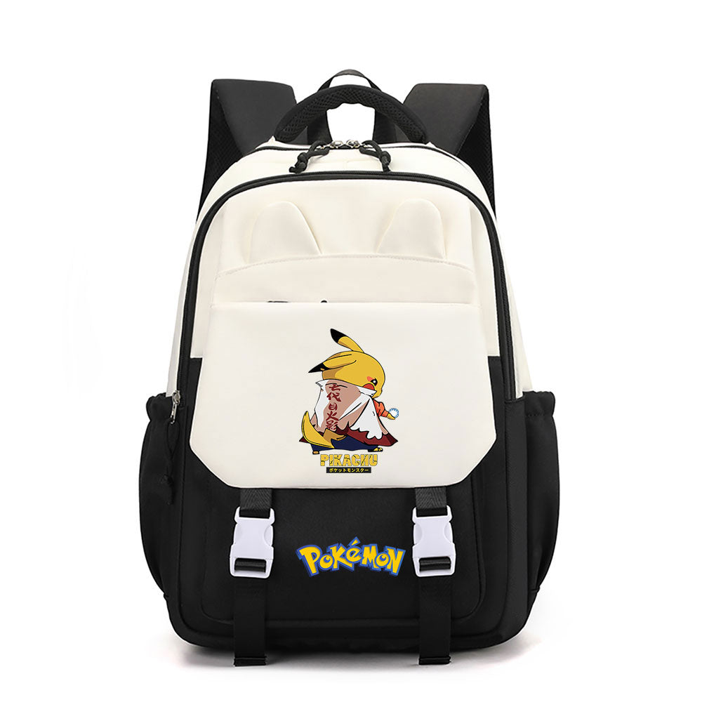Pokemon Pikachu Waterproof Backpacks Kids School Bags Teenagers Backpack