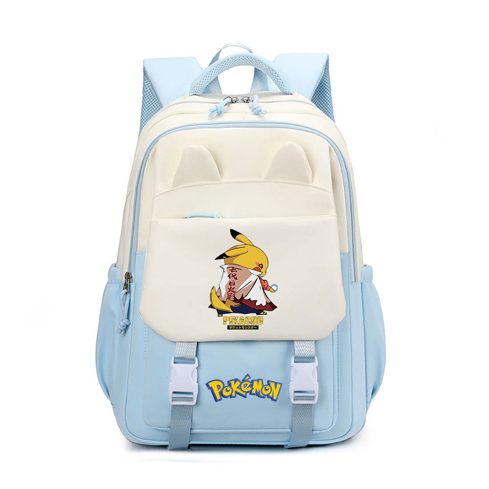 Pokemon Pikachu Waterproof Backpacks Kids School Bags Teenagers Backpack