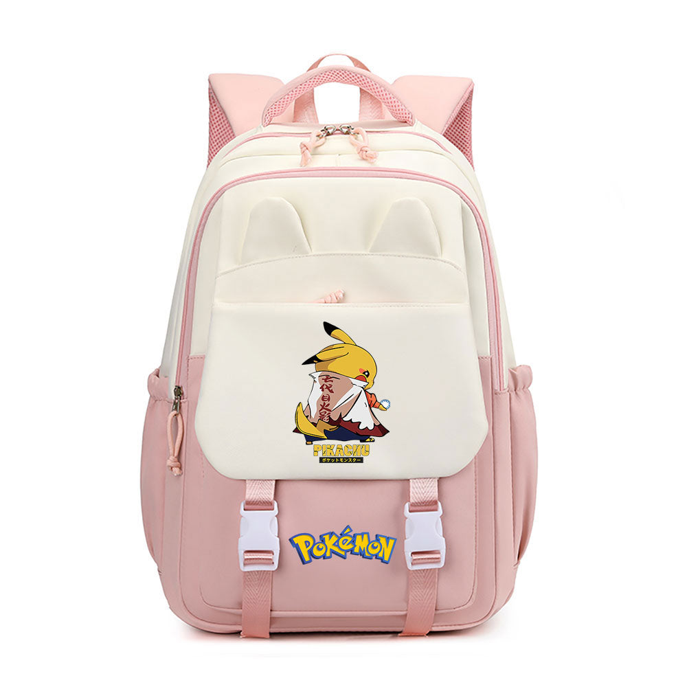 Pokemon Pikachu Waterproof Backpacks Kids School Bags Teenagers Backpack