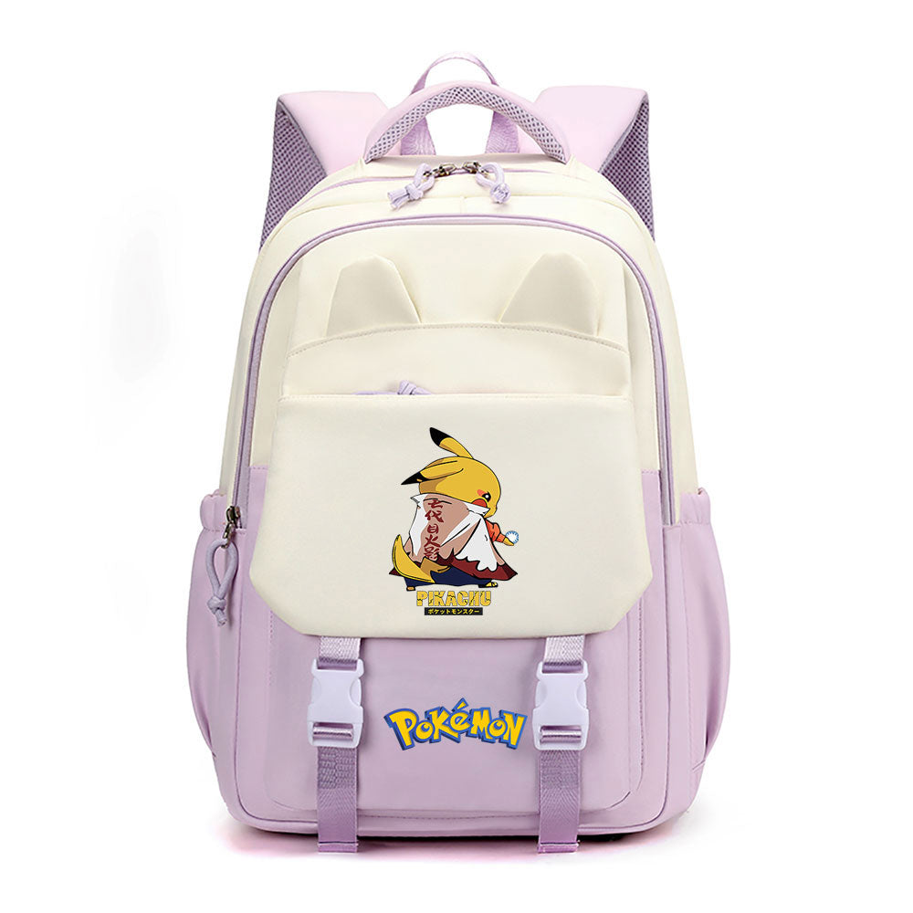 Pokemon Pikachu Waterproof Backpacks Kids School Bags Teenagers Backpack