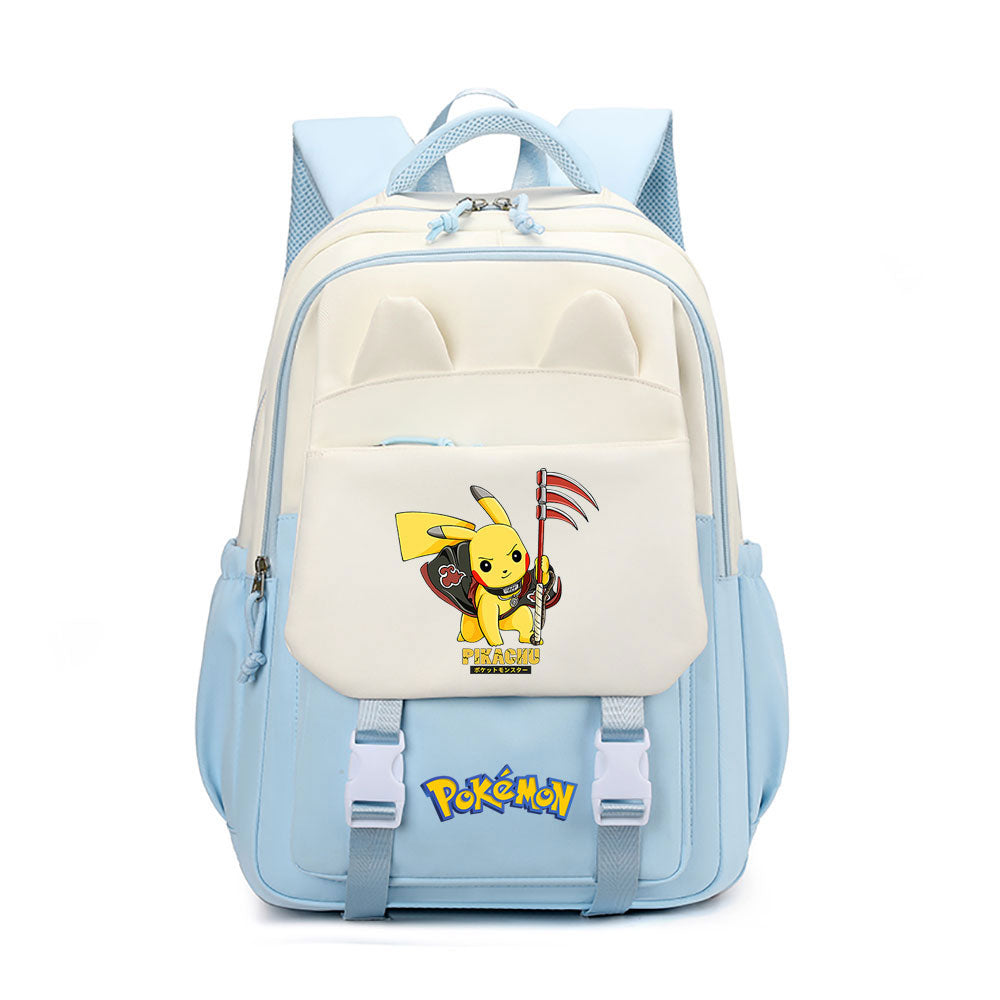 Pokemon Pikachu Waterproof Backpacks Kids School Bags Teenagers Backpack