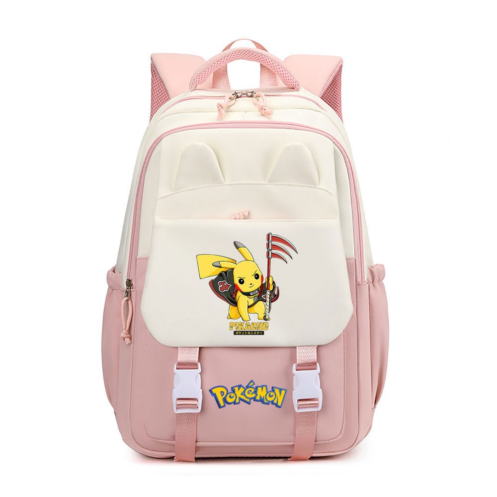 Pokemon Pikachu Waterproof Backpacks Kids School Bags Teenagers Backpack