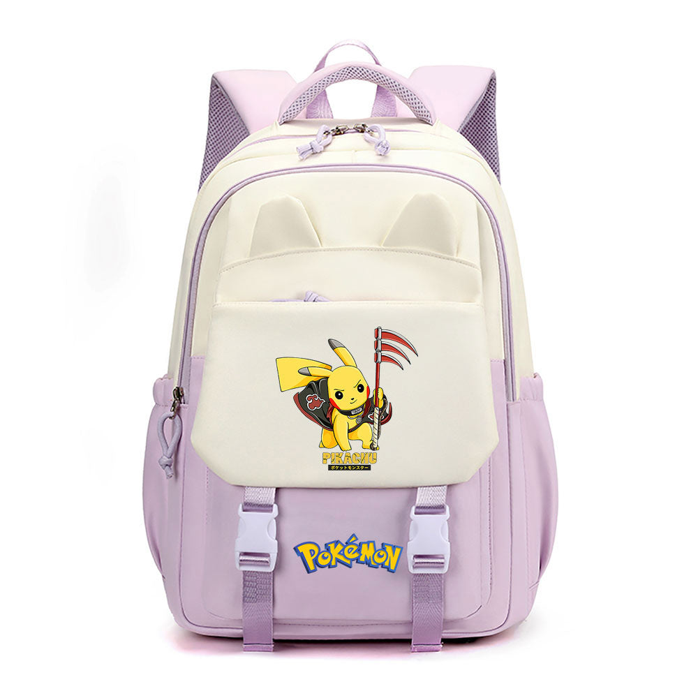 Pokemon Pikachu Waterproof Backpacks Kids School Bags Teenagers Backpack
