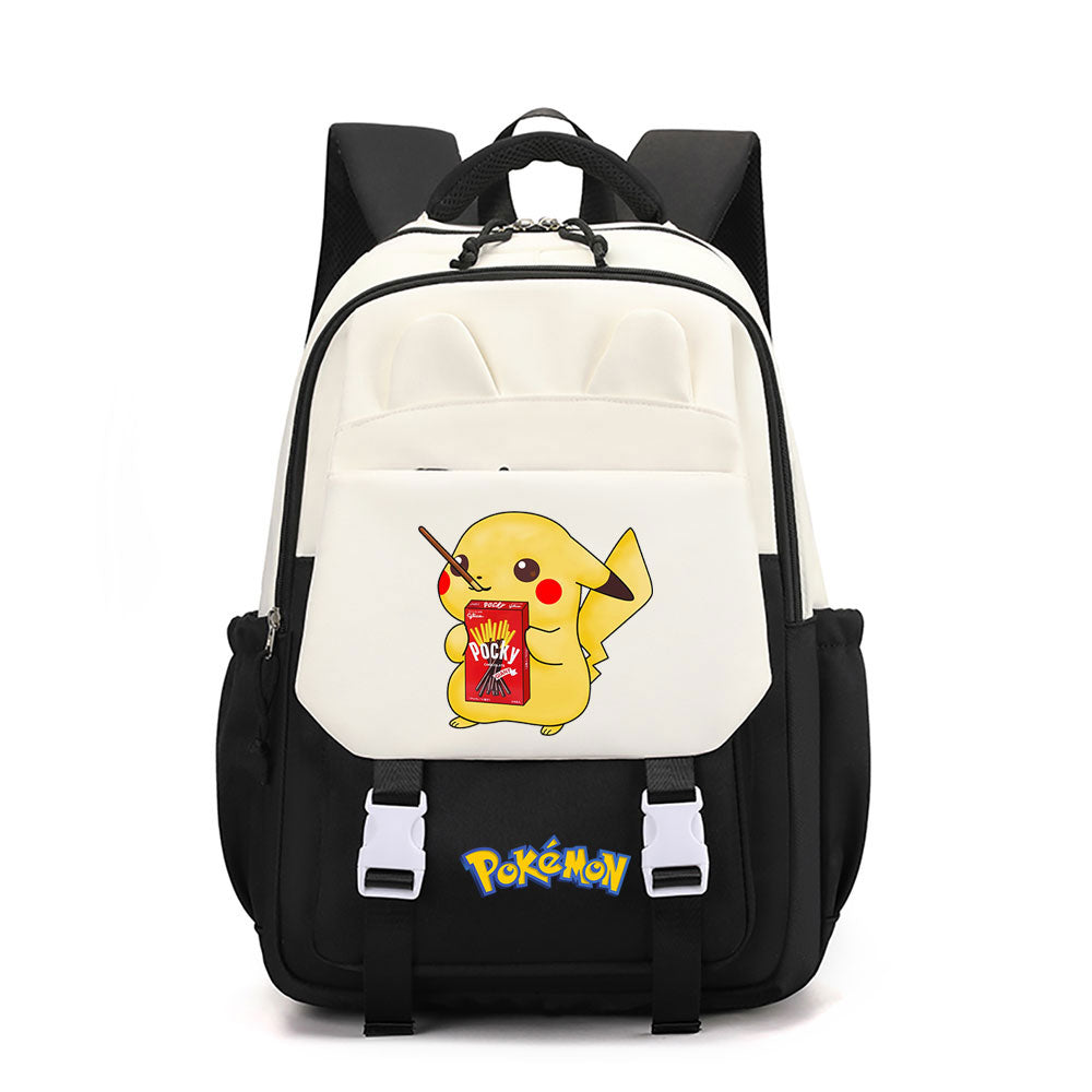 Pokemon Pikachu Waterproof Backpacks Kids School Bags Teenagers Backpack