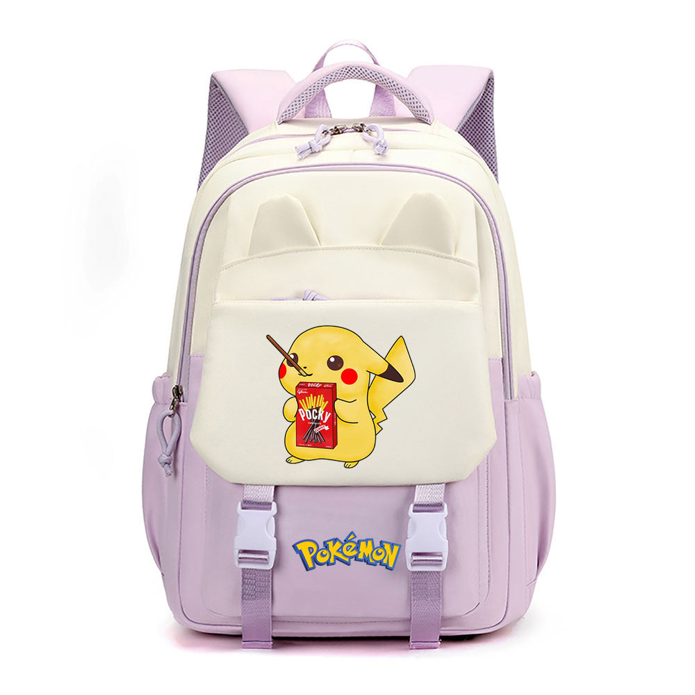 Pokemon Pikachu Waterproof Backpacks Kids School Bags Teenagers Backpack