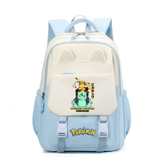 Pokemon Pikachu Waterproof Backpacks Kids School Bags Teenagers Backpack