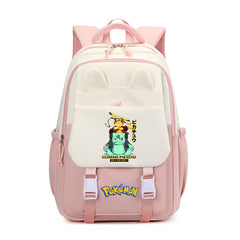 Pokemon Pikachu Waterproof Backpacks Kids School Bags Teenagers Backpack