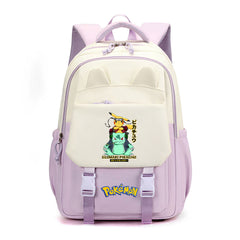 Pokemon Pikachu Waterproof Backpacks Kids School Bags Teenagers Backpack