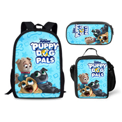 Puppy Dog Pals Schoolbag Backpack Lunch Bag Pencil Case 3pcs Set Gift for Kids Students