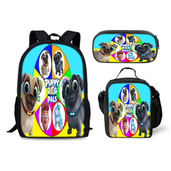 Puppy Dog Pals Schoolbag Backpack Lunch Bag Pencil Case 3pcs Set Gift for Kids Students