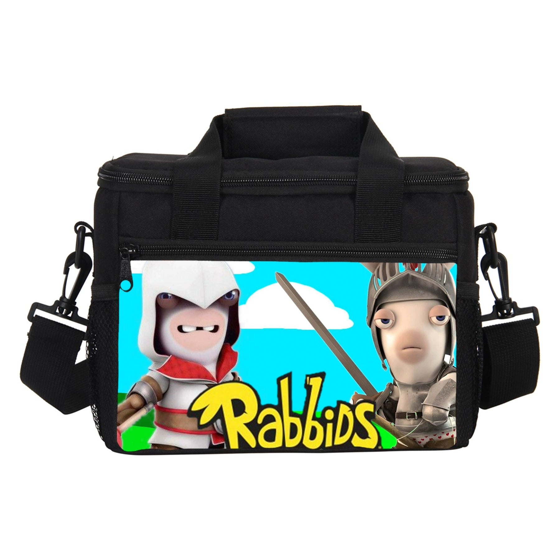 Rabbids Portable Lunch Box School Tote Storage Picnic Bag