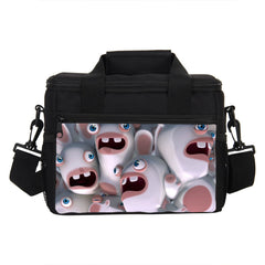 Rabbids Portable Lunch Box School Tote Storage Picnic Bag