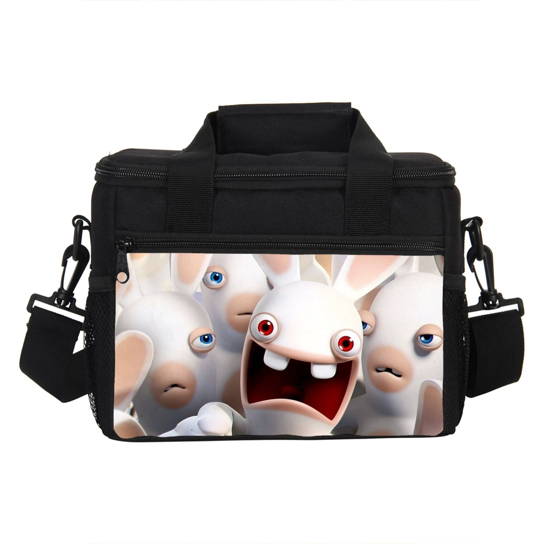 Rabbids Portable Lunch Box School Tote Storage Picnic Bag