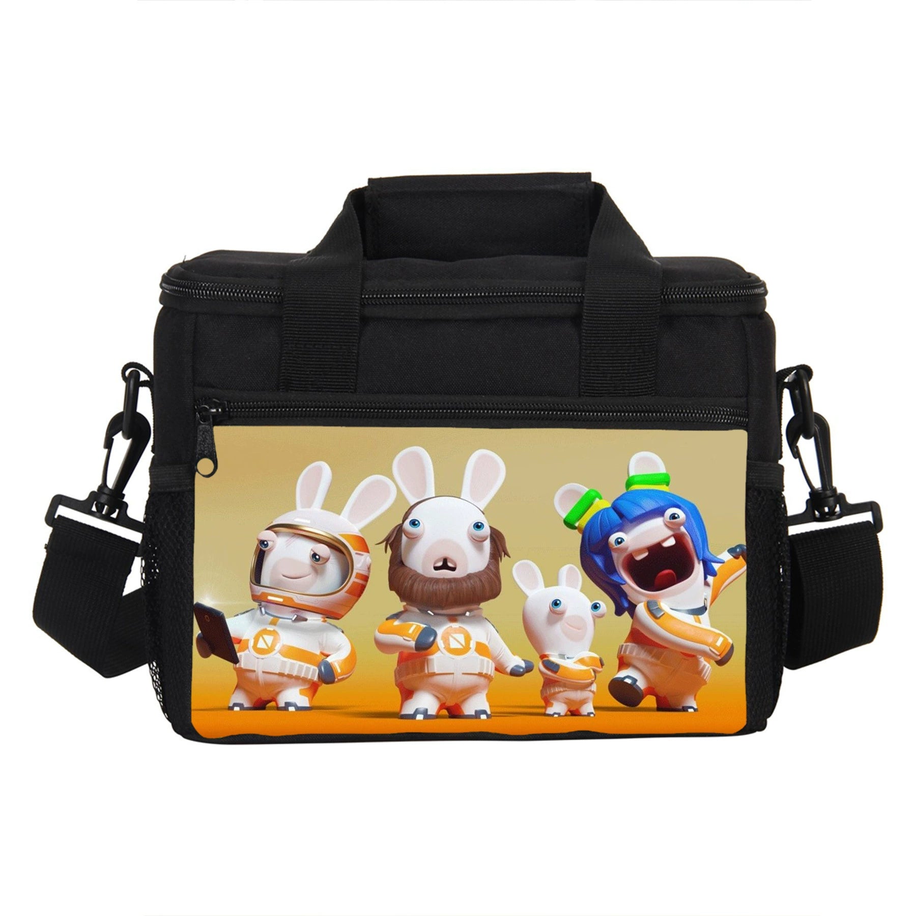 Rabbids Portable Lunch Box School Tote Storage Picnic Bag