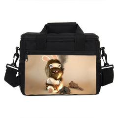 Rabbids Portable Lunch Box School Tote Storage Picnic Bag