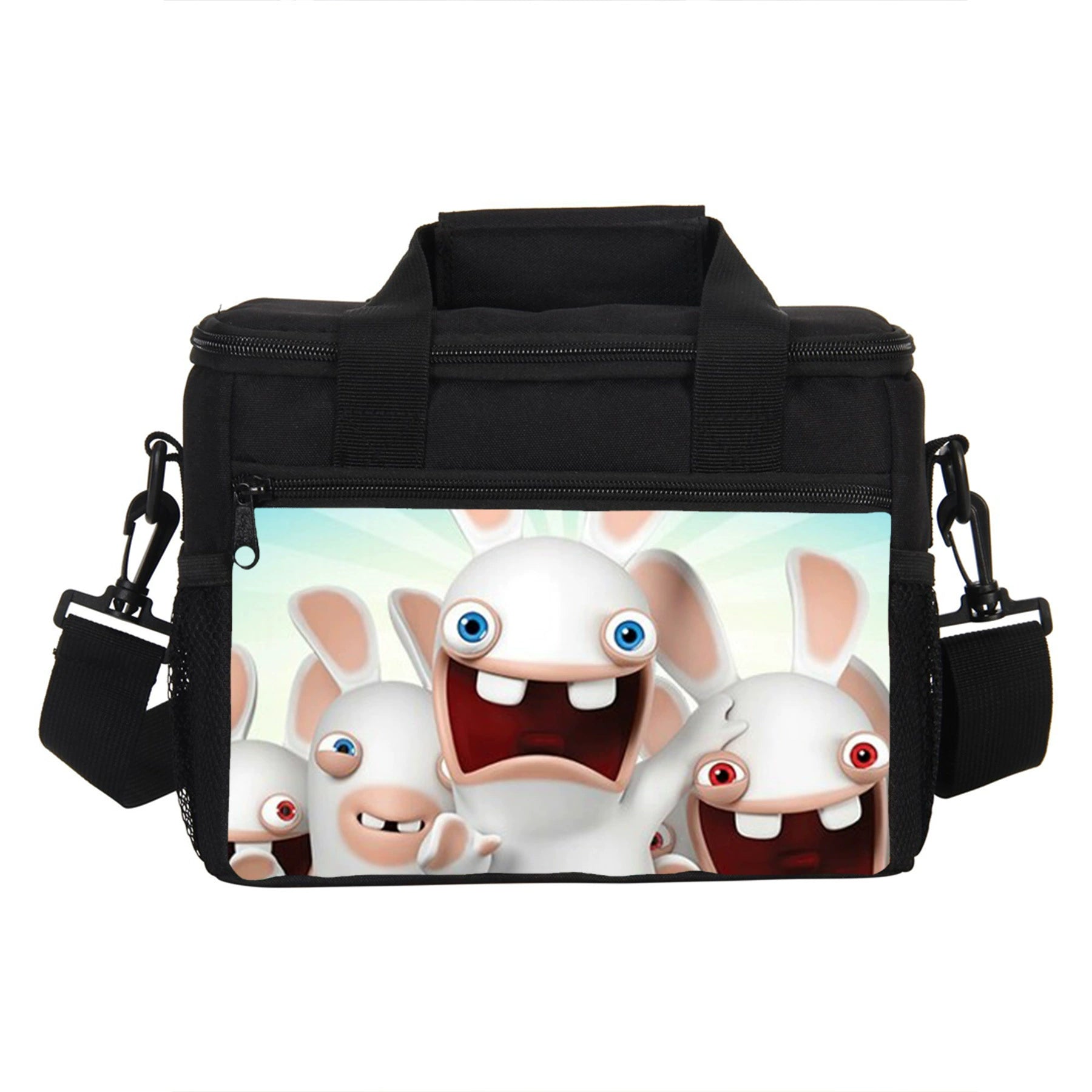 Rabbids Portable Lunch Box School Tote Storage Picnic Bag