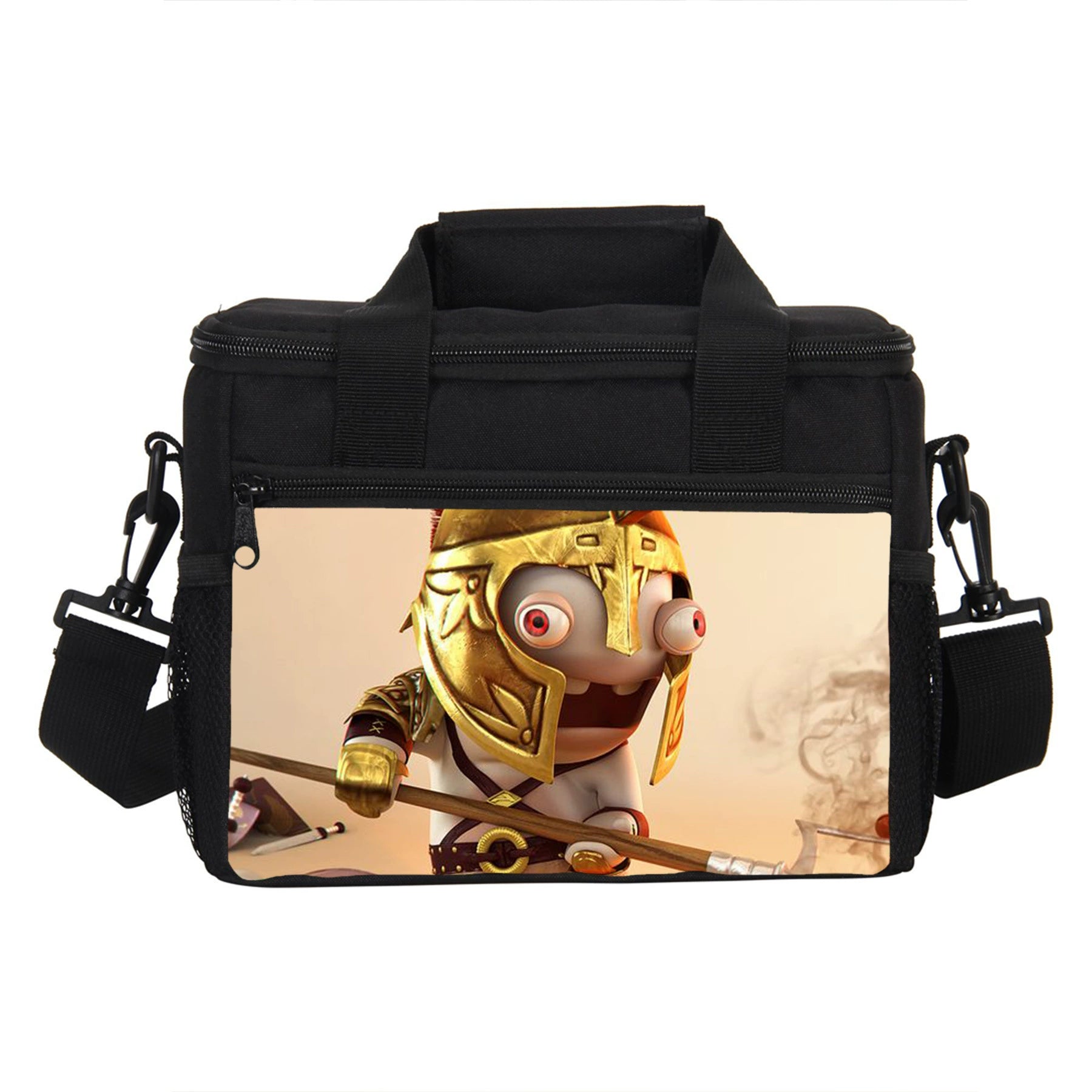Rabbids Portable Lunch Box School Tote Storage Picnic Bag