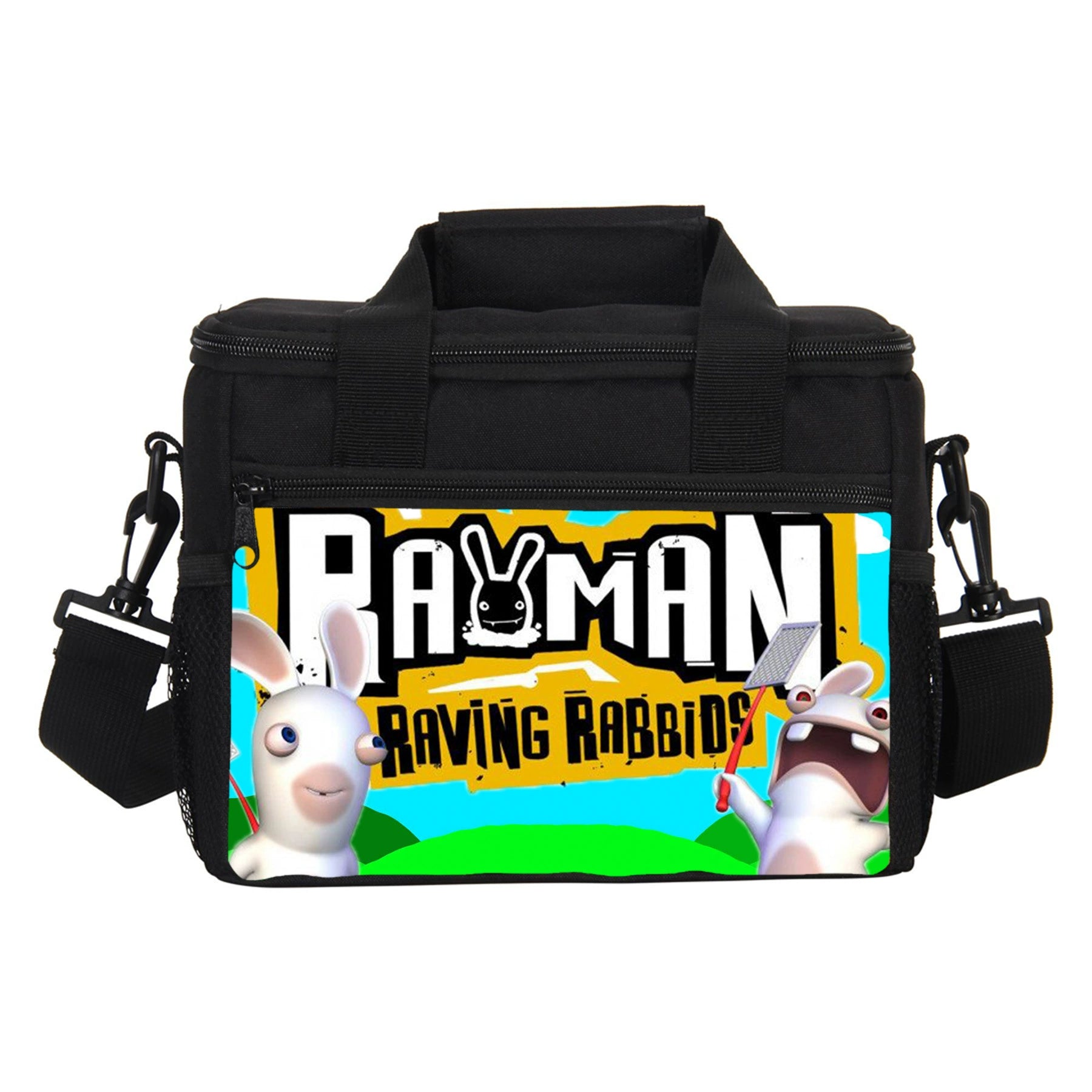 Rabbids Portable Lunch Box School Tote Storage Picnic Bag