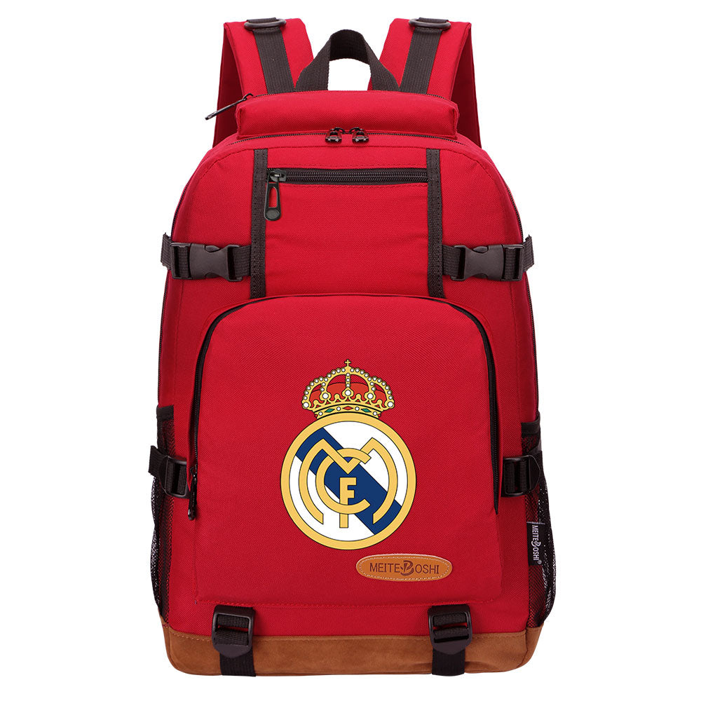 Real Madrid Football Club School Bookbag Travel Backpack Bags