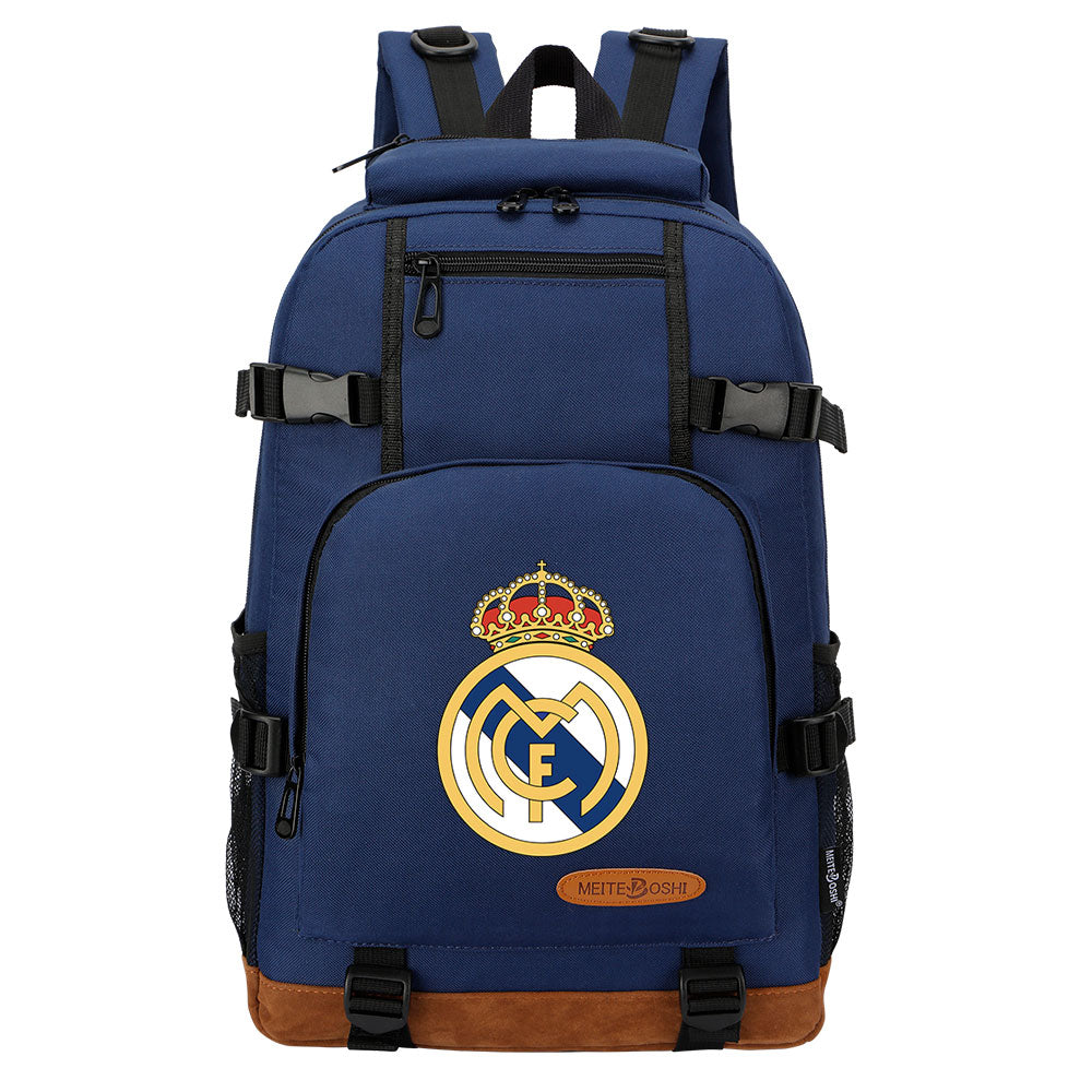 Real Madrid Football Club School Bookbag Travel Backpack Bags