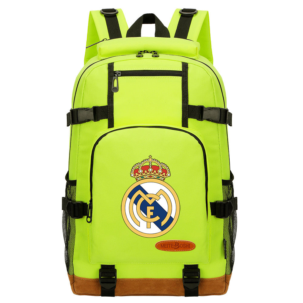 Real Madrid Football Club School Bookbag Travel Backpack Bags