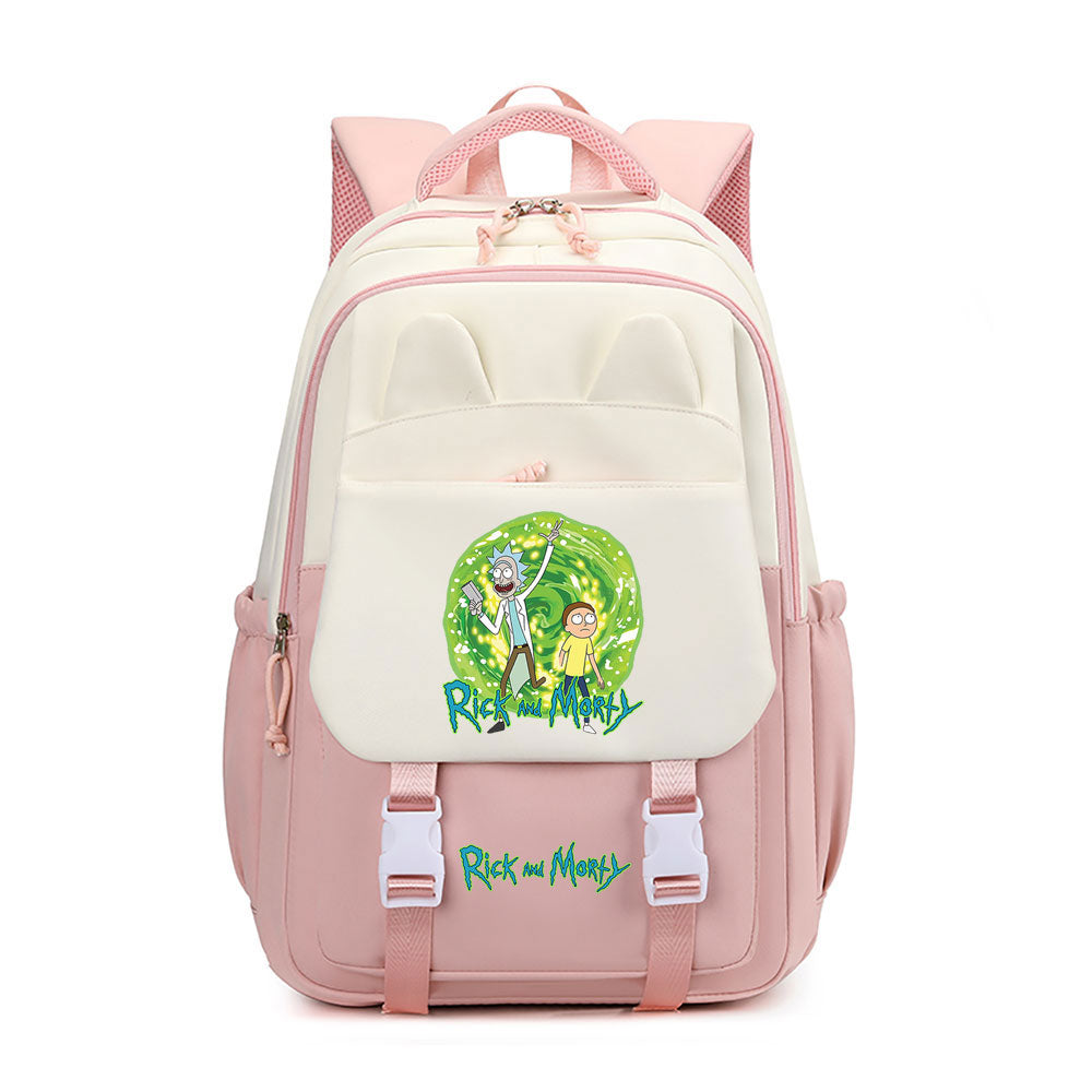 Rick and Morty Waterproof Backpacks Kids School Bags Teenagers Backpack
