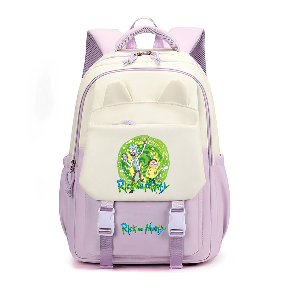 Rick and Morty Waterproof Backpacks Kids School Bags Teenagers Backpack