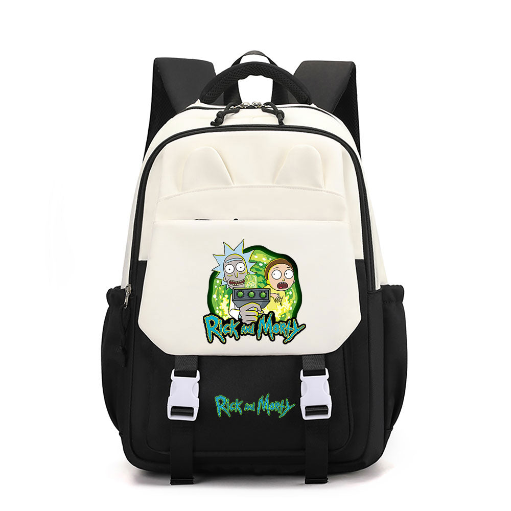 Rick and Morty Waterproof Backpacks Kids School Bags Teenagers Backpack