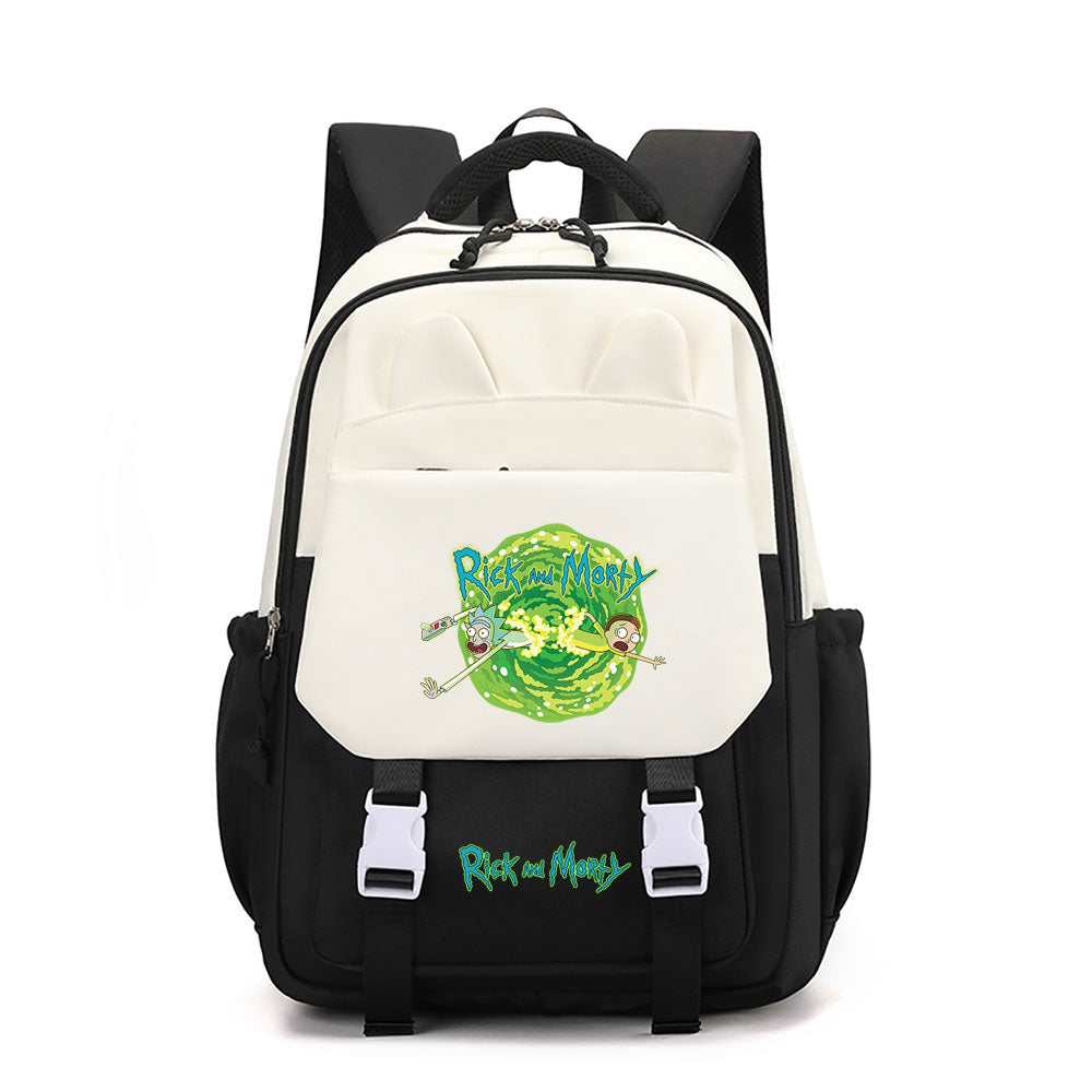 Rick and Morty Waterproof Backpacks Kids School Bags Teenagers Backpack