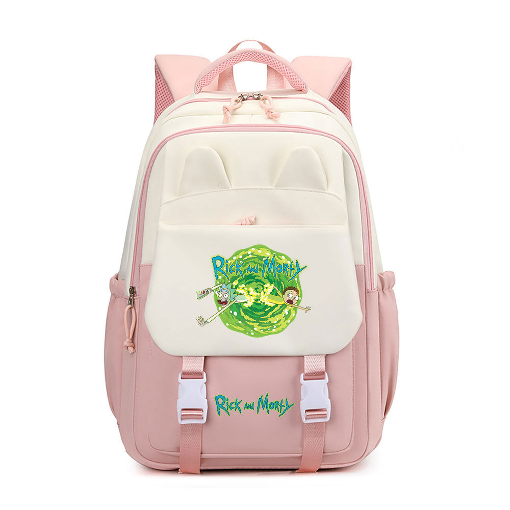 Rick and Morty Waterproof Backpacks Kids School Bags Teenagers Backpack
