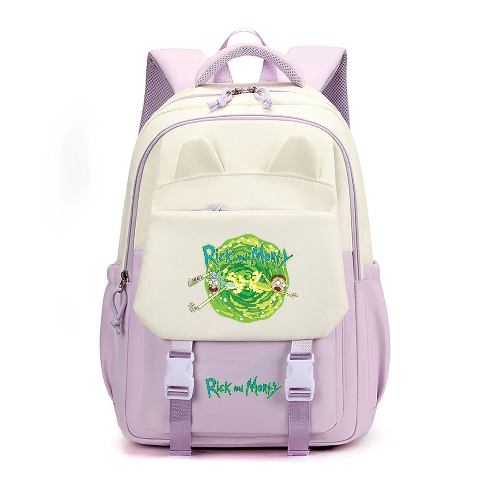 Rick and Morty Waterproof Backpacks Kids School Bags Teenagers Backpack