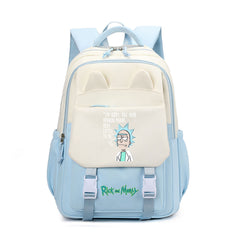 Rick and Morty Waterproof Backpacks Kids School Bags Teenagers Backpack