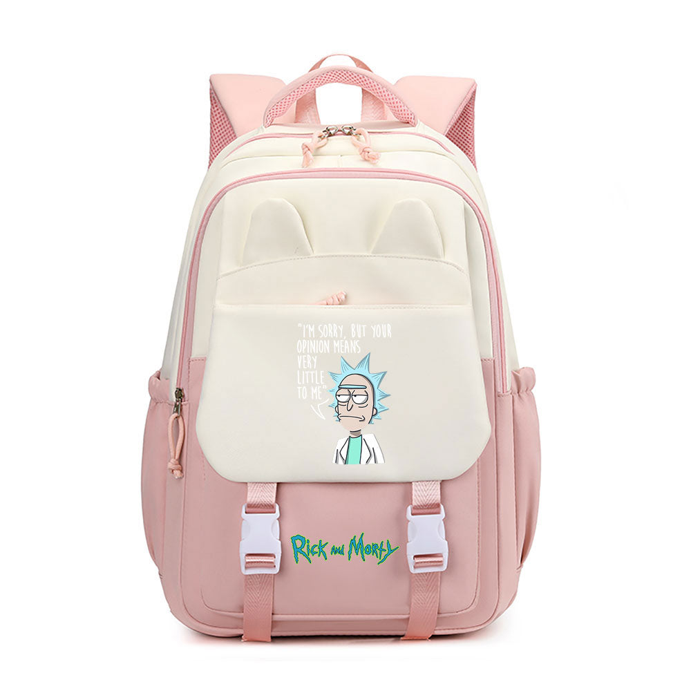 Rick and Morty Waterproof Backpacks Kids School Bags Teenagers Backpack