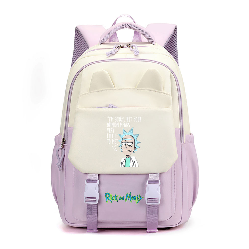 Rick and Morty Waterproof Backpacks Kids School Bags Teenagers Backpack