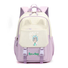 Rick and Morty Waterproof Backpacks Kids School Bags Teenagers Backpack