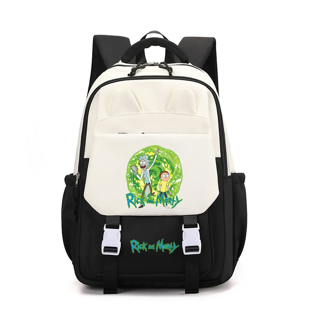 Rick and Morty Waterproof Backpacks Kids School Bags Teenagers Backpack